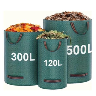 Worek na Odpady Ogrodowe 300L | Wytrzymały Worek na Liście PP